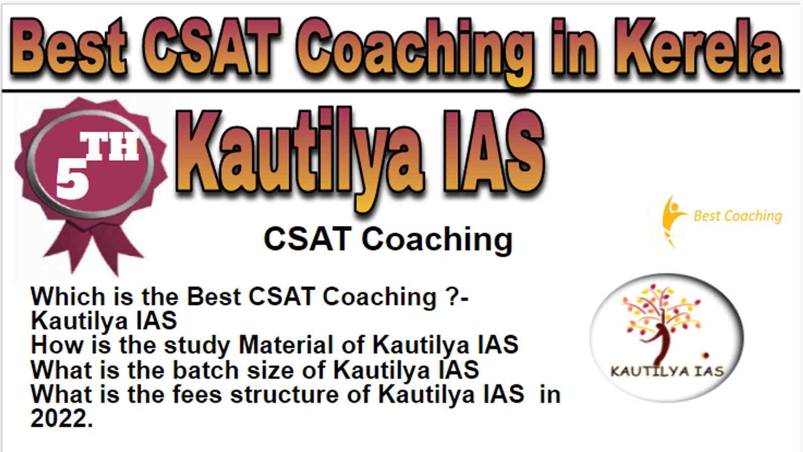 Rank 5 Best CSAT Coaching in Kerela