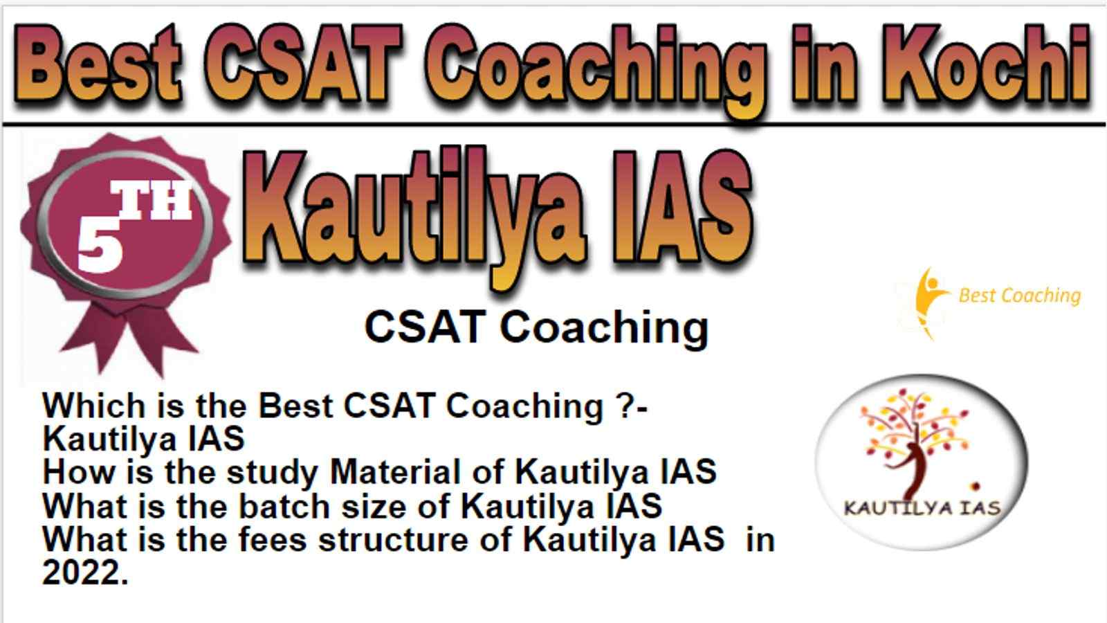 Rank 5 Best CSAT Coaching in Kochi