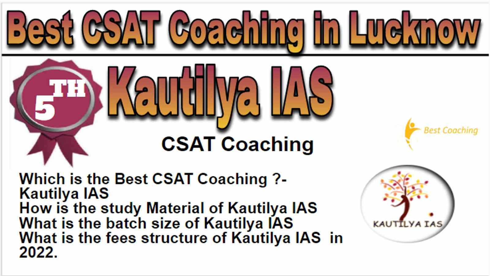 Rank 5 Best CSAT Coaching in Lucknow