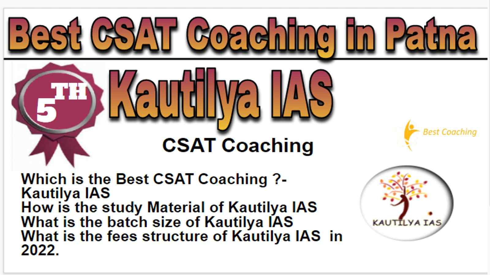Rank 5 Best CSAT Coaching in Patna