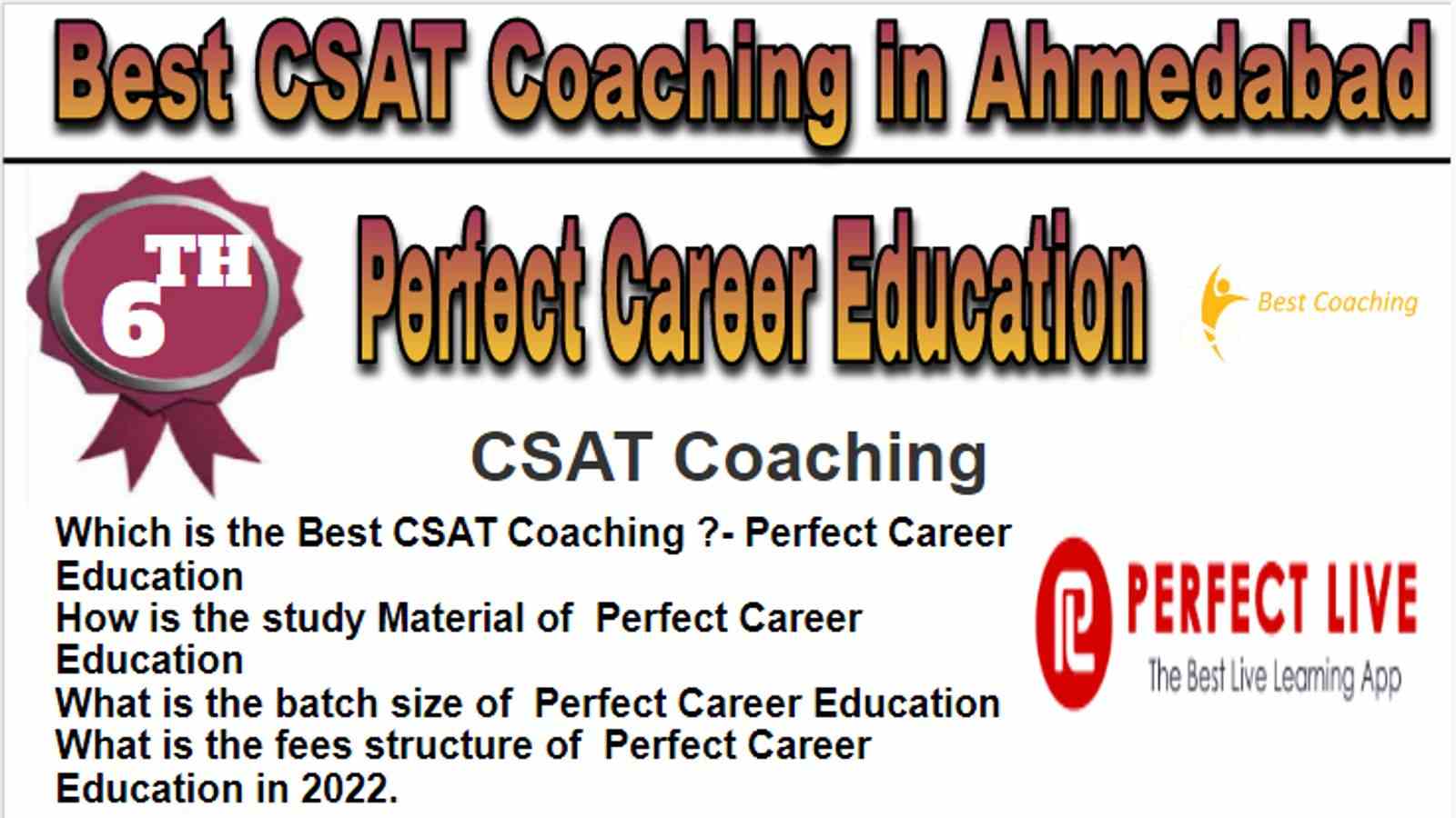 Rank 6 Best CSAT Coaching in Ahmedabad