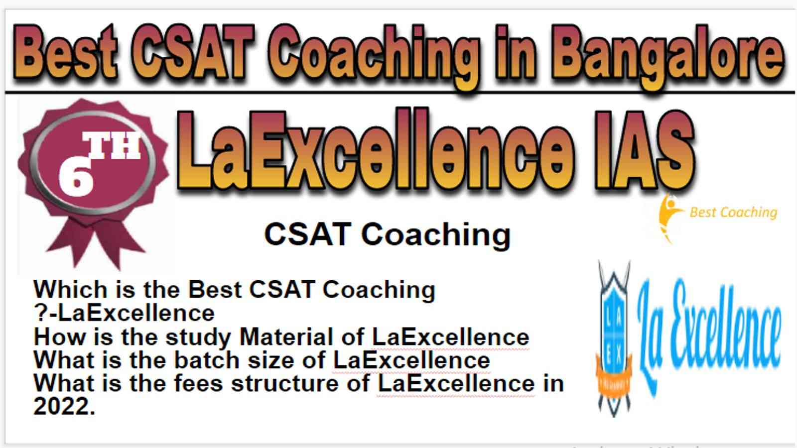 Rank 6 Best CSAT Coaching in Bangalore