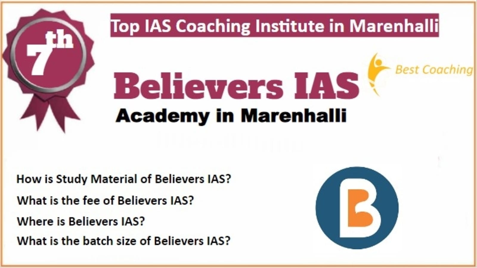 Rank 7 Best IAS Coaching in Marenhalli