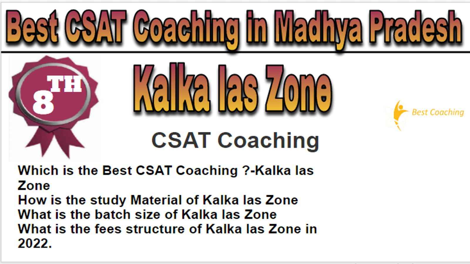 Rank 8 Best CSAT Coaching in Madhya Pradesh