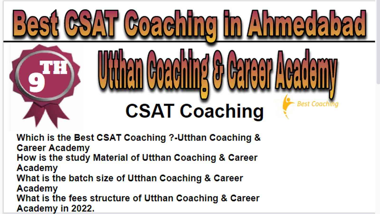 Rank 9 Best CSAT Coaching in Ahmedabad