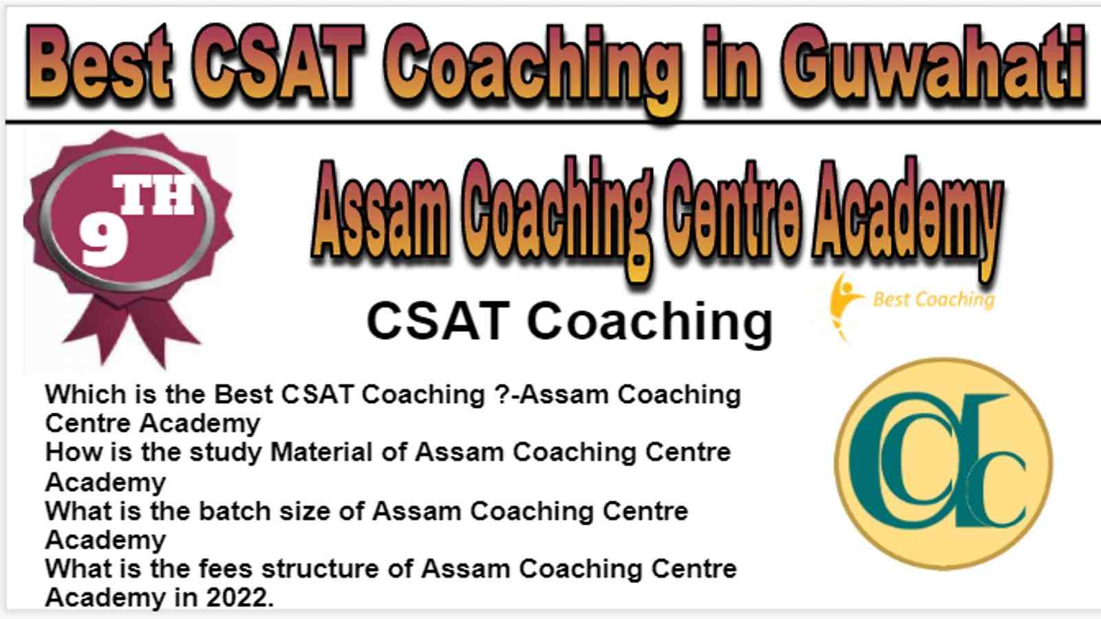 Rank 9 Best CSAT Coaching in Guwahati