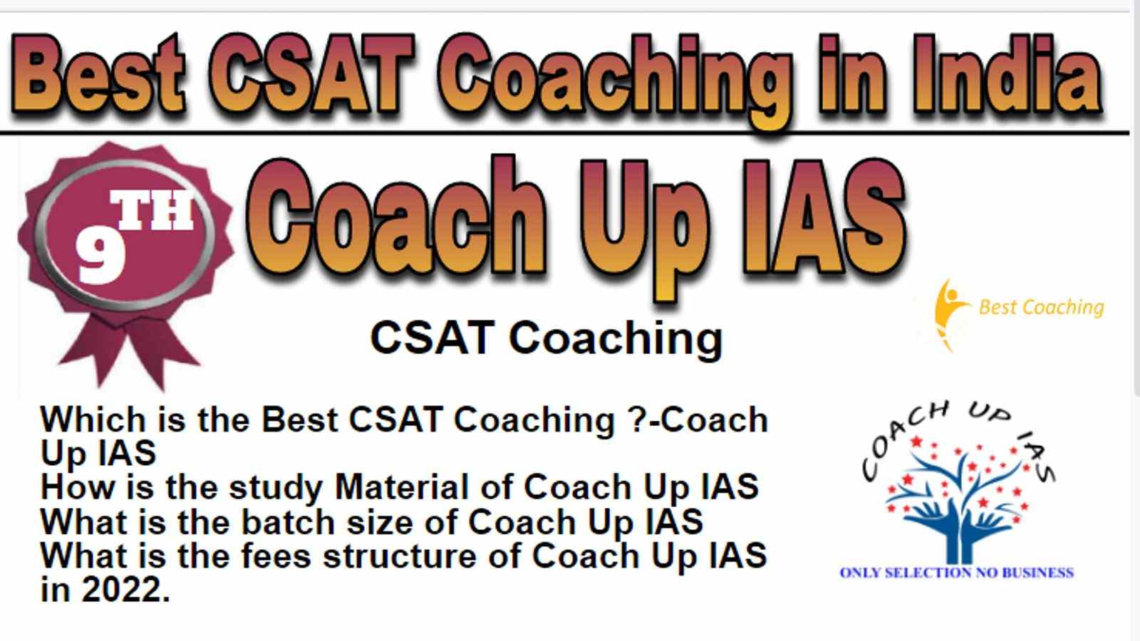 Rank 9 Best CSAT Coaching in India