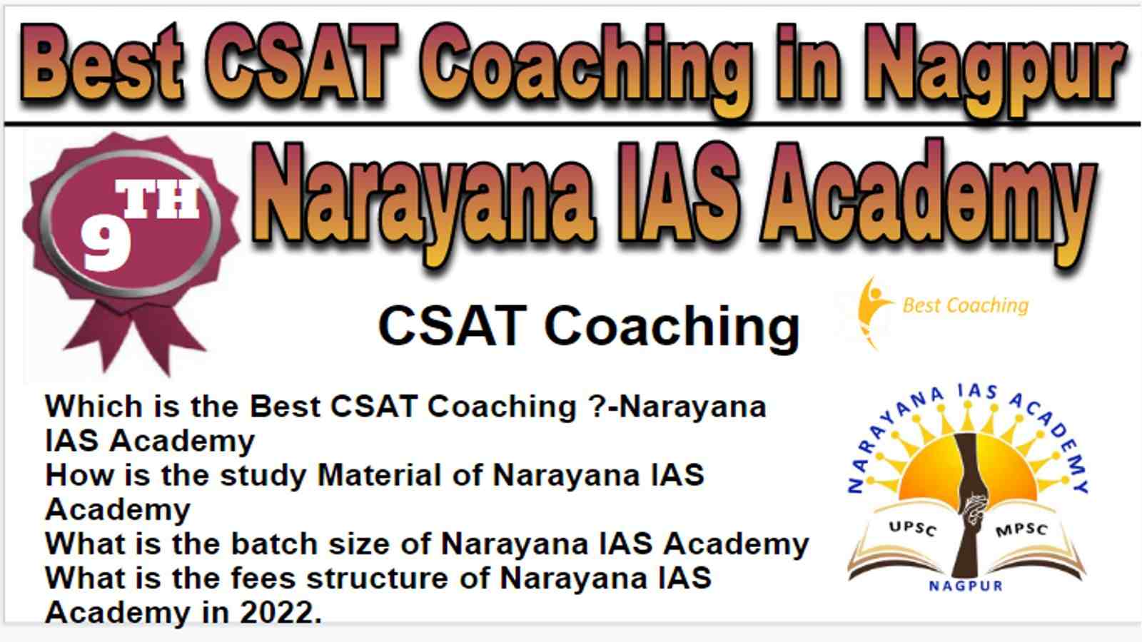 Rank 9 Best CSAT Coaching in Nagpur
