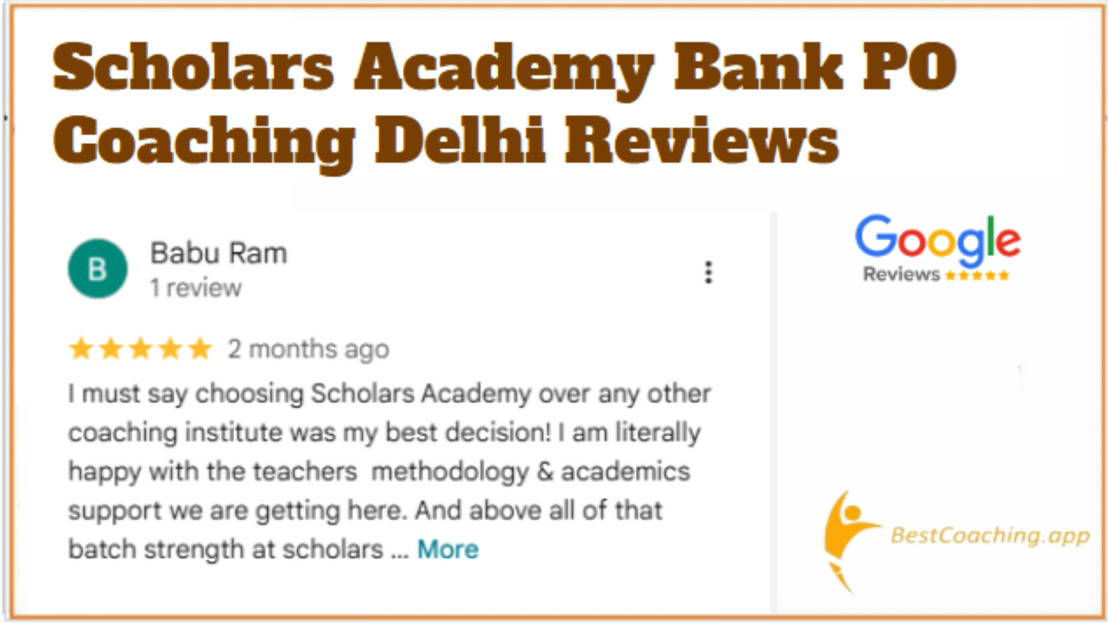 Scholar Academy Bank Po coaching