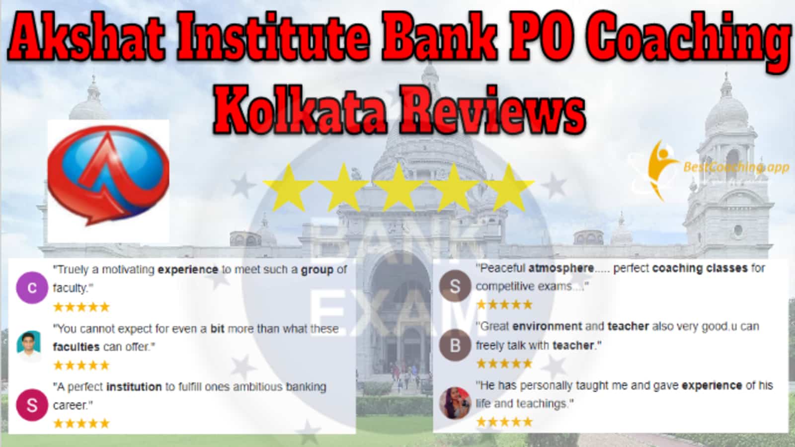 Akshat Institute Bank PO Coaching Kolkata Reviews