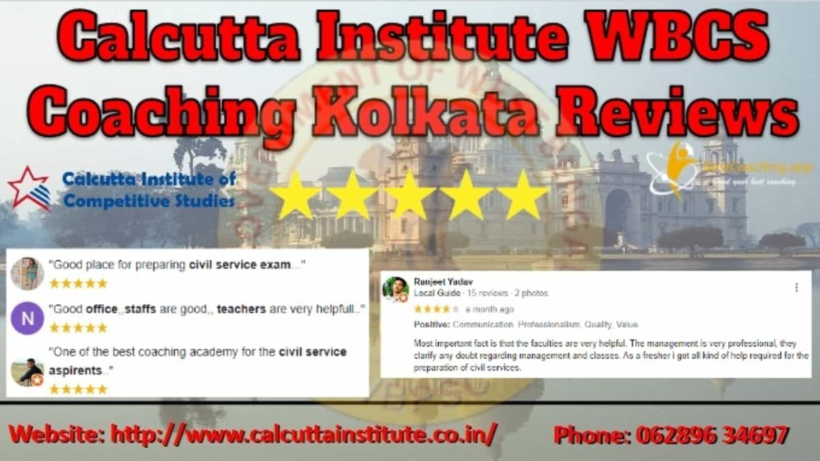 Calcutta Institute WBCS Coaching Kolkata Reviews