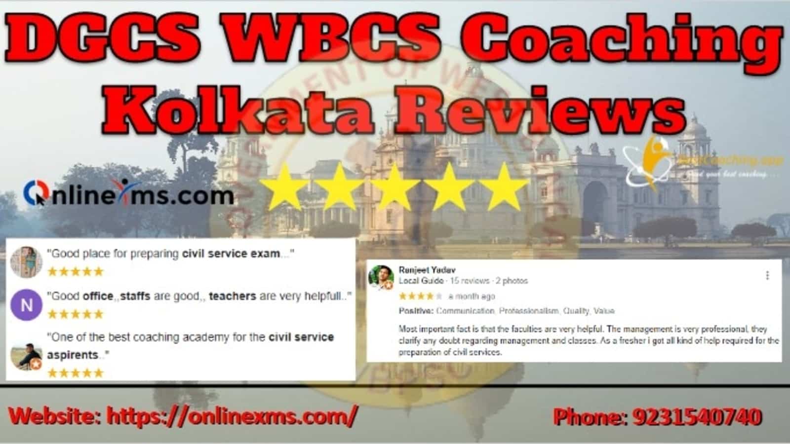 DGCS WBCS Coaching Kolkata Reviews
