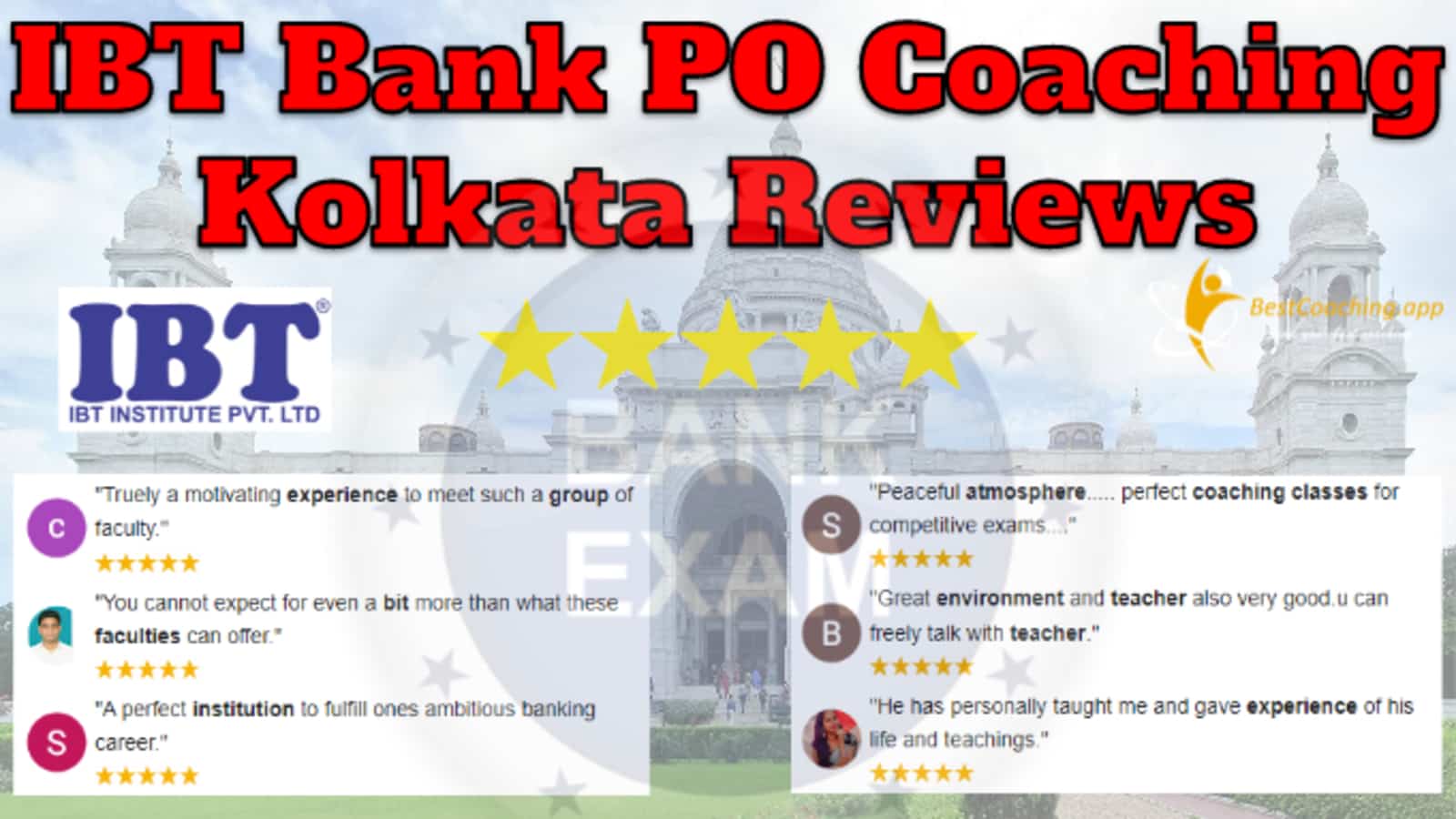 IBT Bank PO Coaching Kolkata Reviews