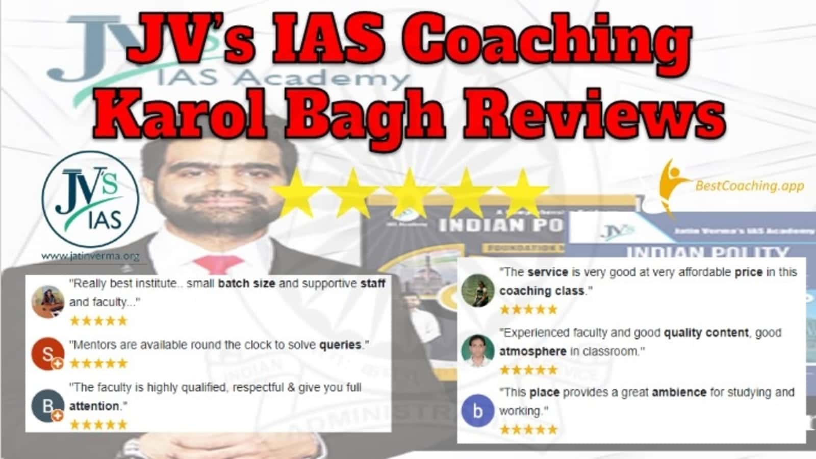 JV’s IAS Coaching in Karol Bagh Reviews
