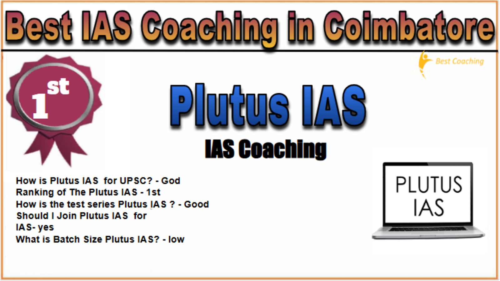 Plutus IAS Coaching in Coimbatore