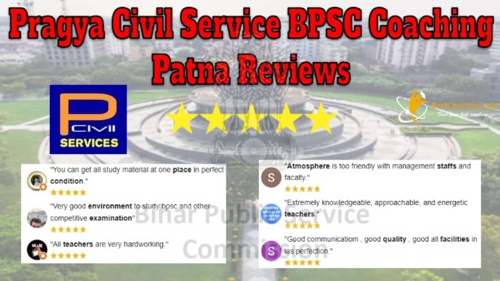 Pragya Civil Service BPSC Coaching in Patna Reviews