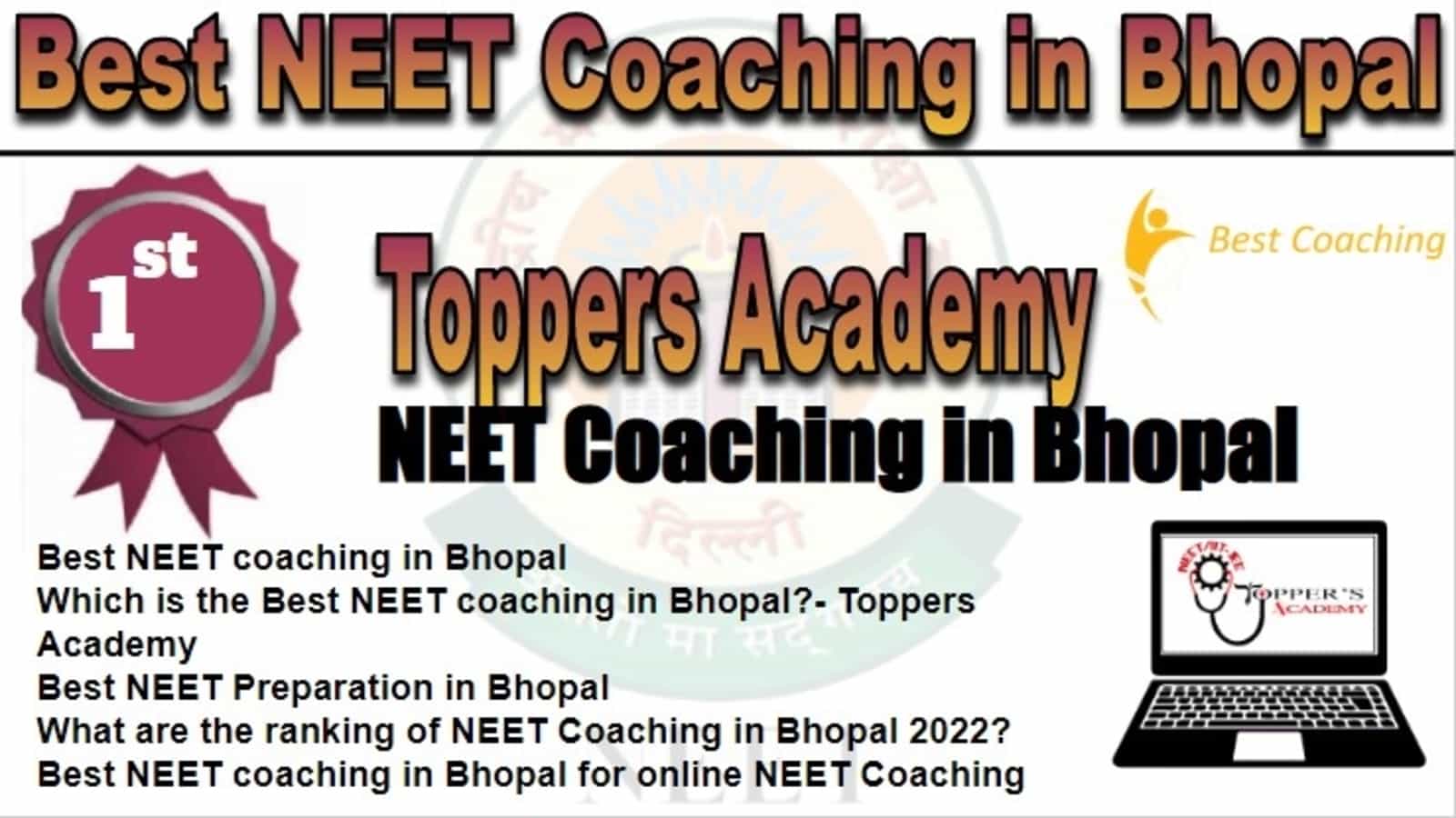 Rank 1 Best NEET Coaching in Bhopal