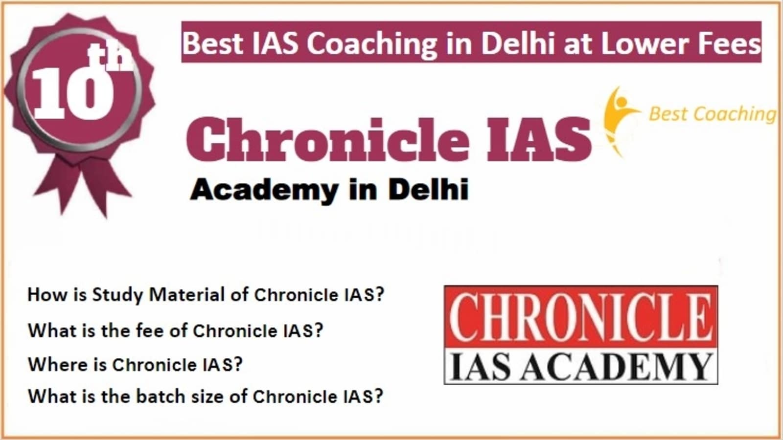 Rank 10 Best IAS Coaching in Delhi at Lower Fees