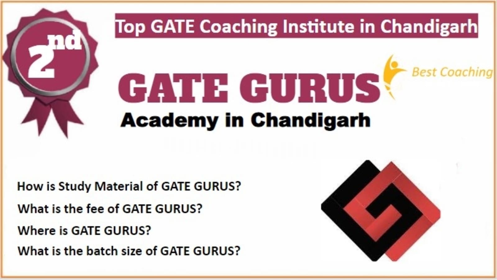 Rank 2 Best GATE Coaching in Chandigarh