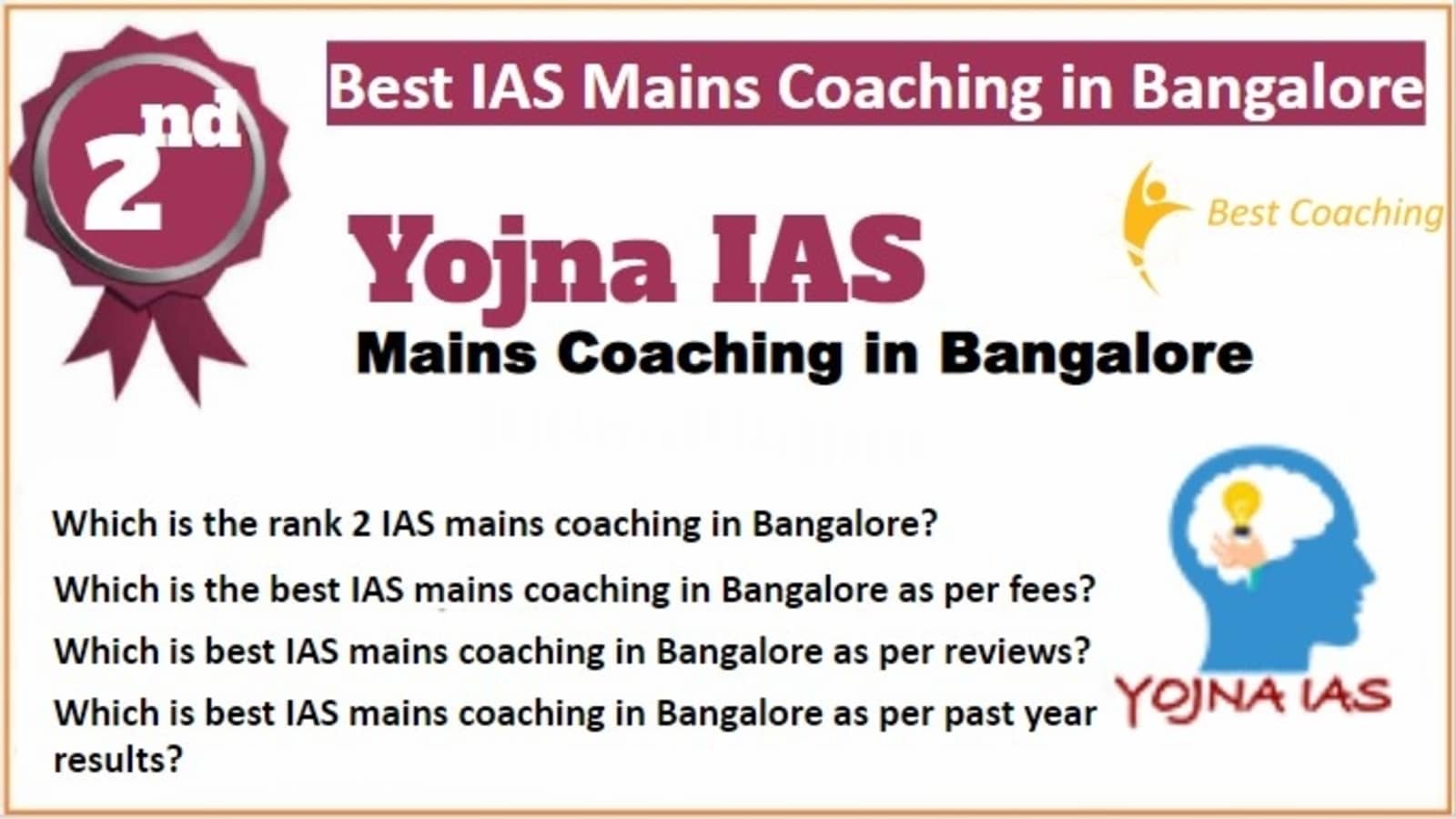 Rank 2 Best IAS Mains Coaching in Bangalore
