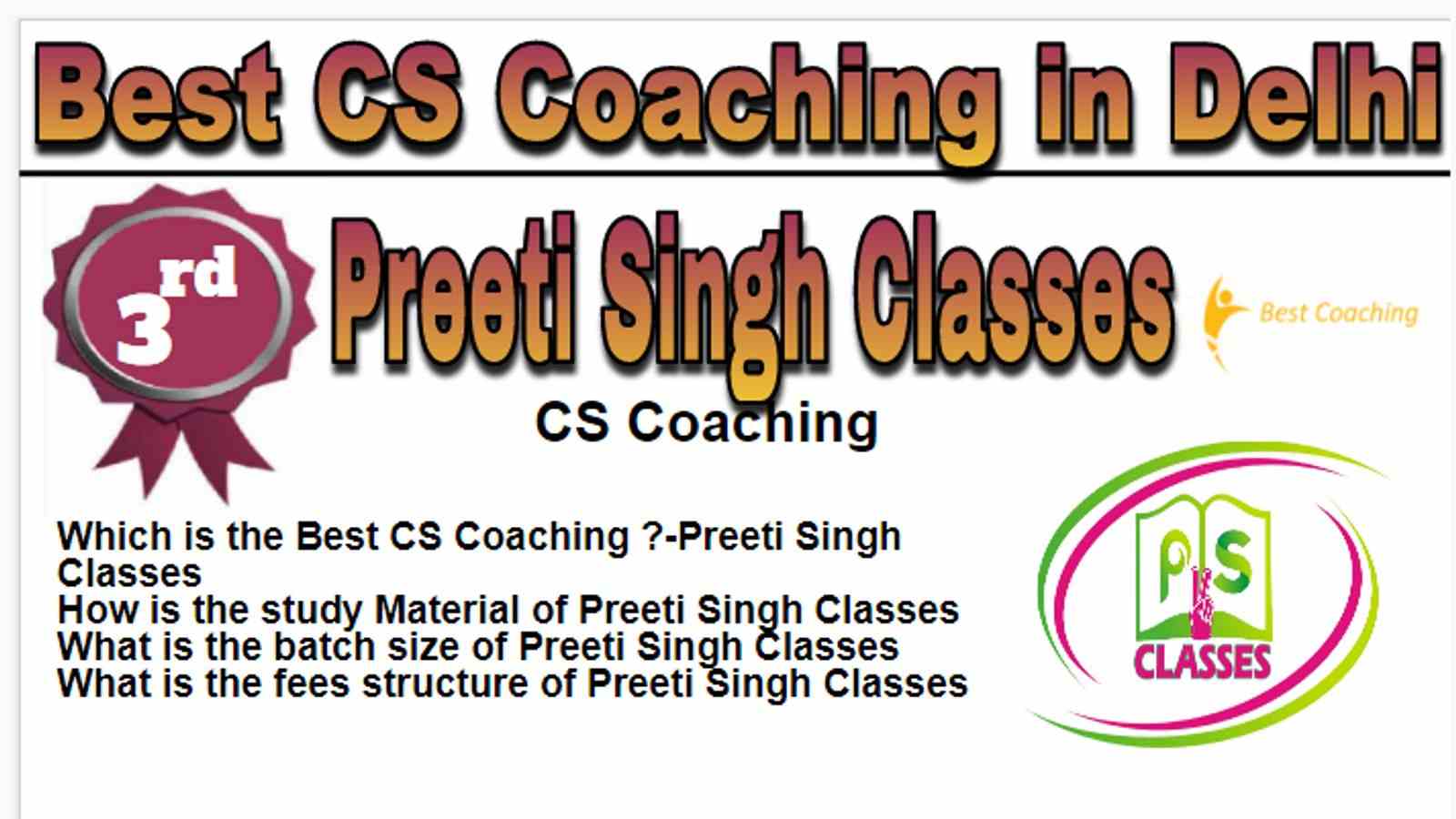 Rank 3 Best CS Coaching in Delhi