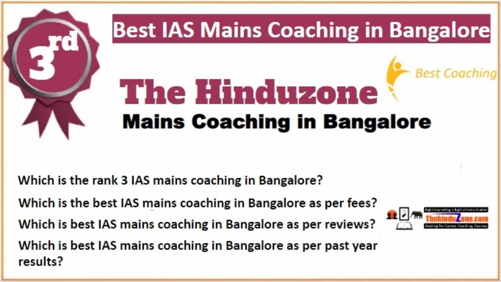 Rank 3 Best IAS Mains Coaching in Bangalore