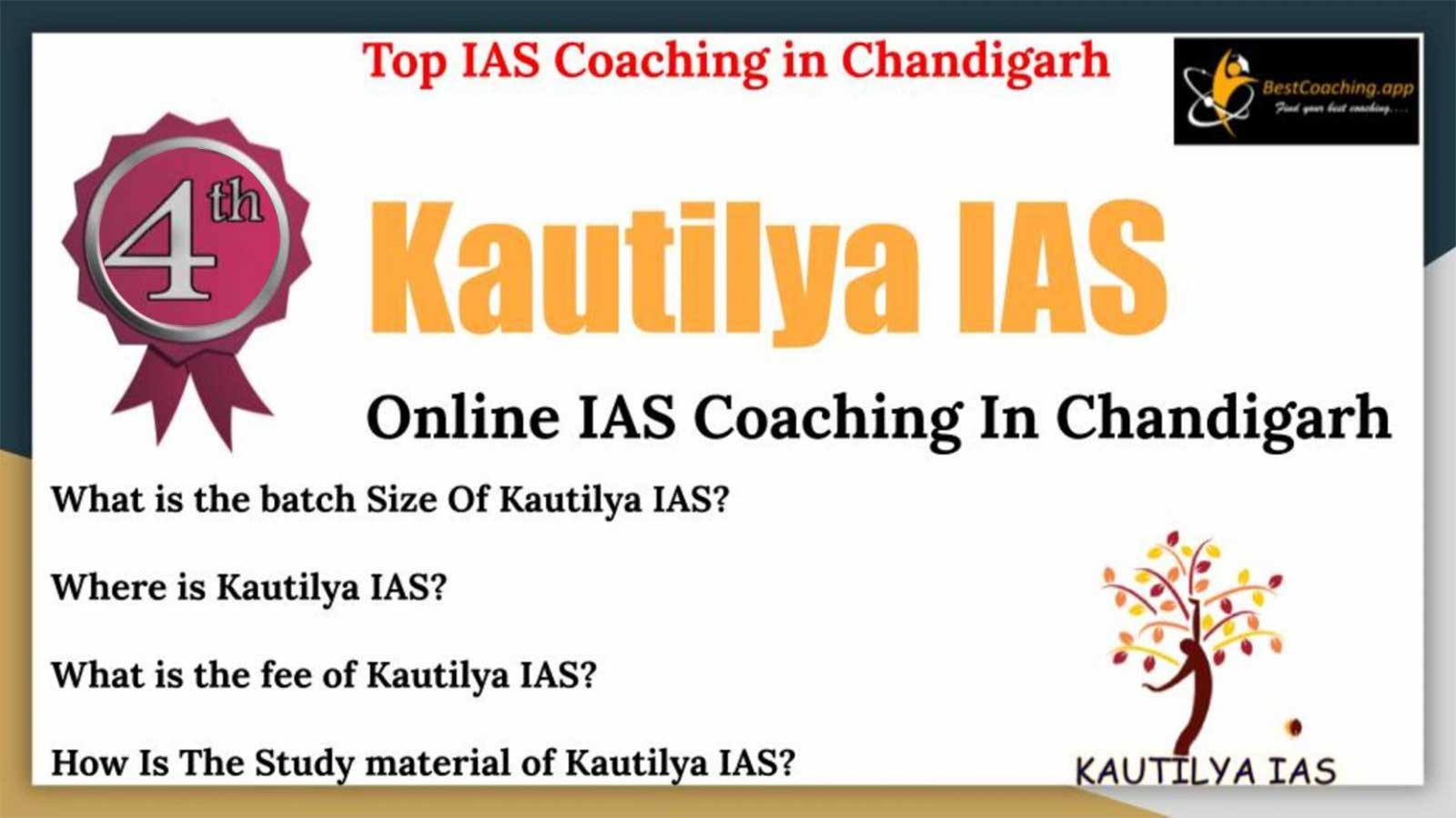 Rank 4 Best IAS Coaching in Chandigarh