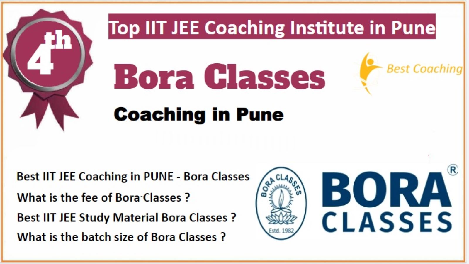 Rank 4 Best IIT JEE Coaching in Pune