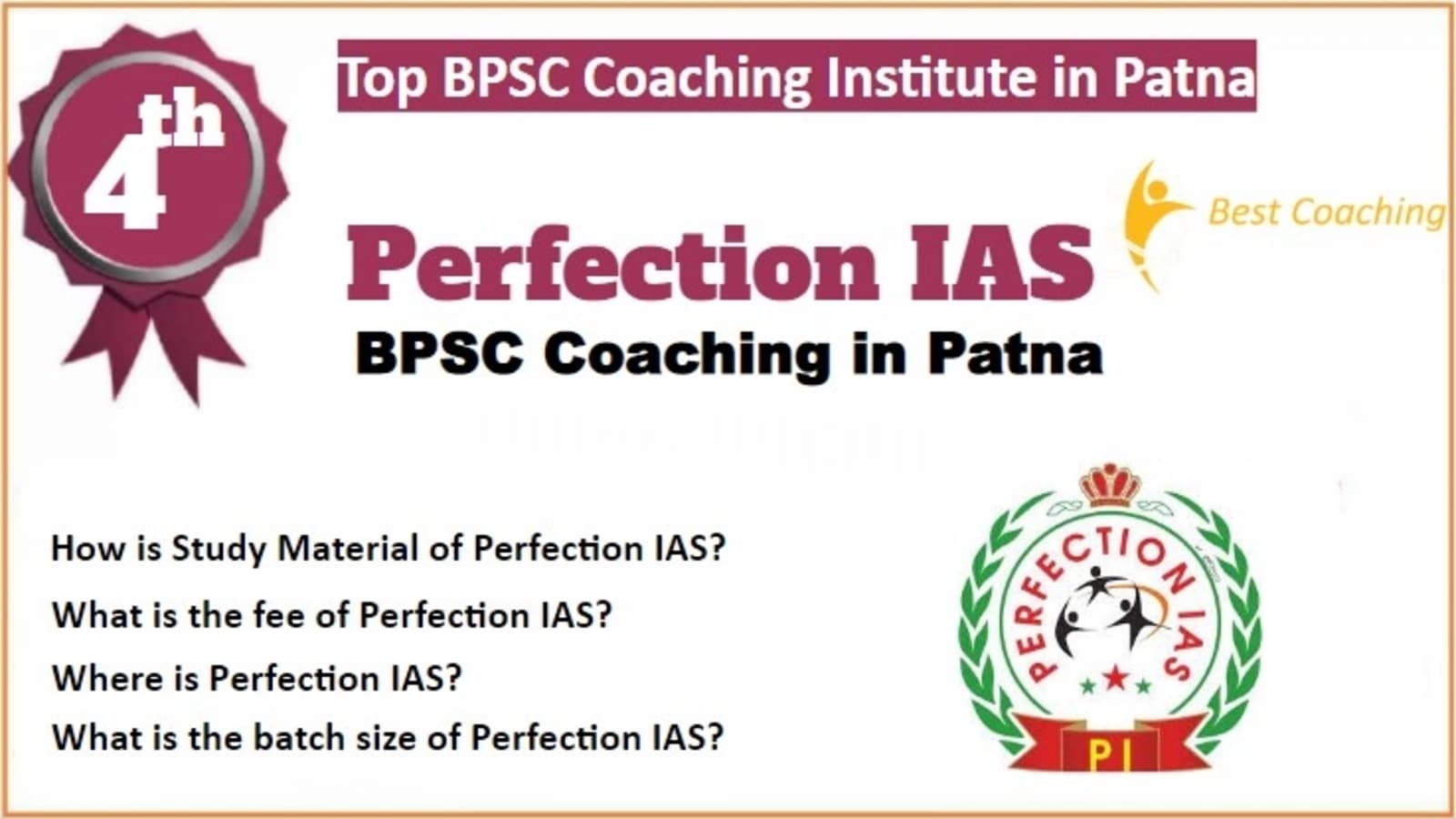 Rank 4 Top BPSC Coaching in Patna