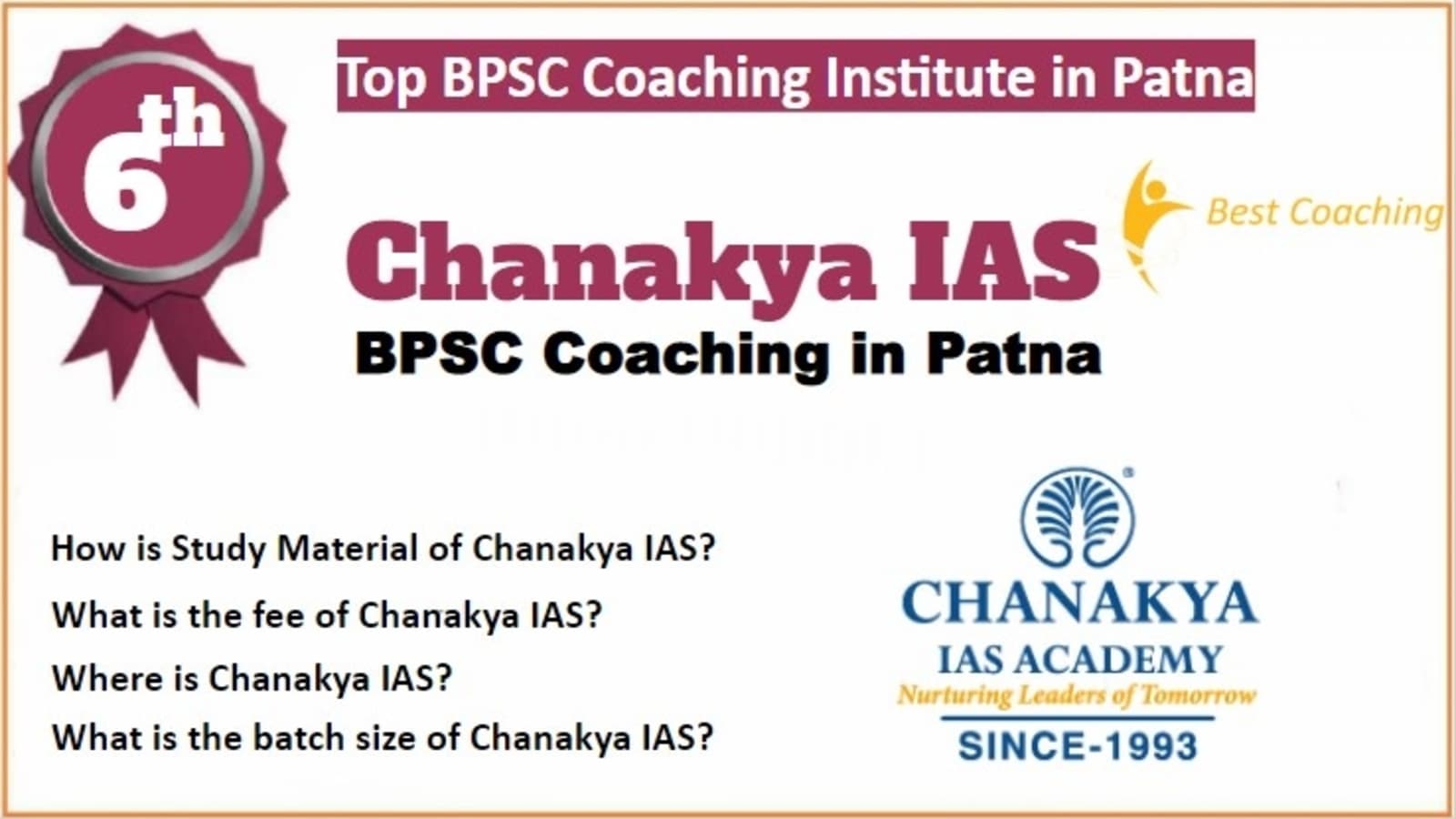 Rank 6 Top BPSC Coaching in Patna