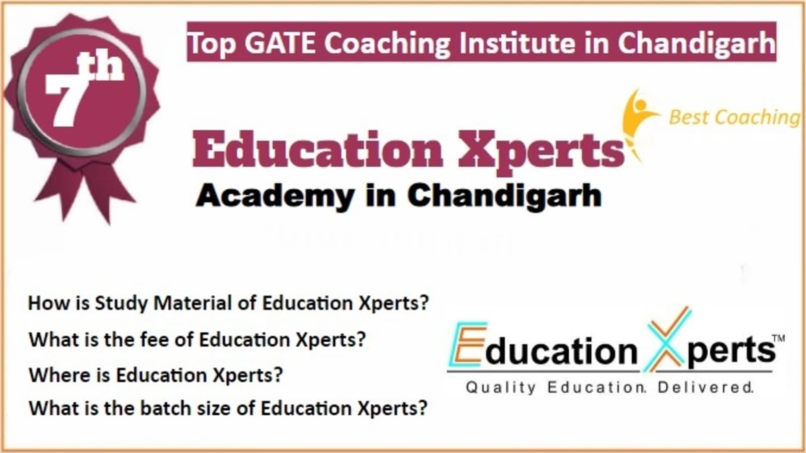Rank 7 Best GATE Coaching in Chandigarh