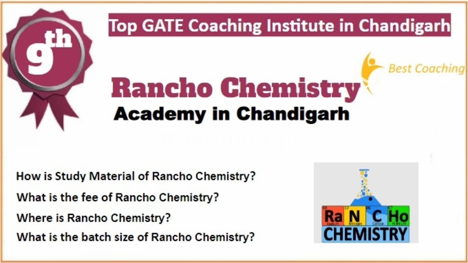Rank 9 Best GATE Coaching in Chandigarh