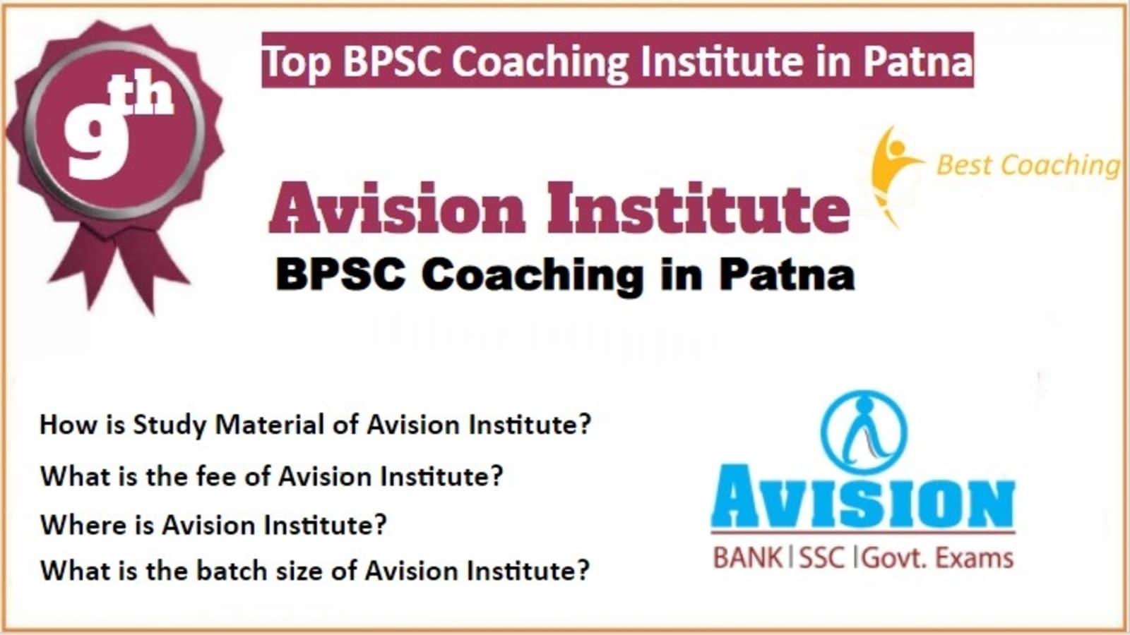 Rank 9 Top BPSC Coaching in Patna