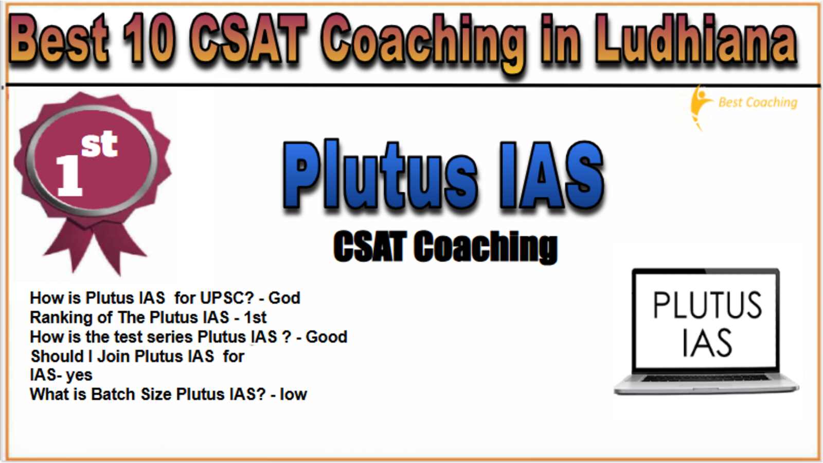 Plutus IAS CSAT Coaching in ludhiana