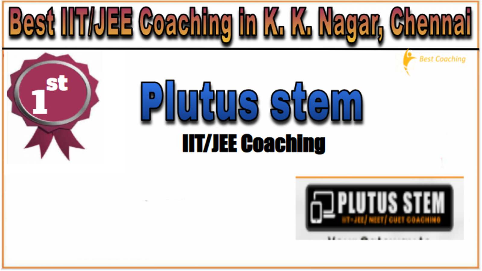 Plutus stem IIT JEE Coaching in kk nagar