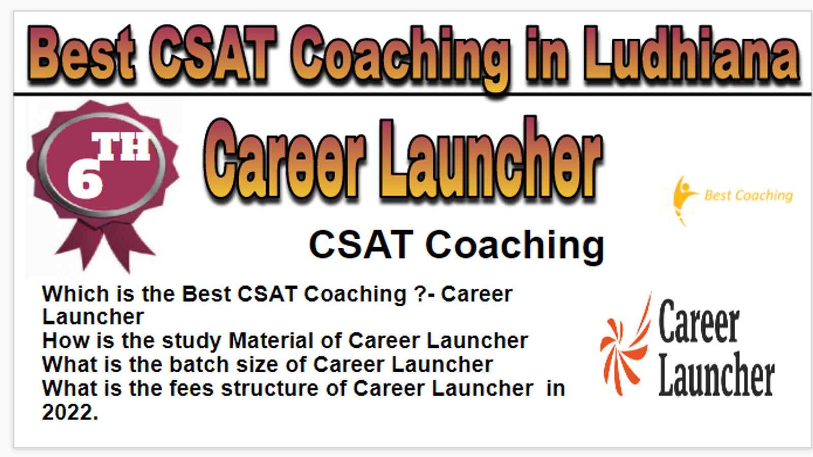 Rank 6 Best CSAT Coaching in Ludhiana