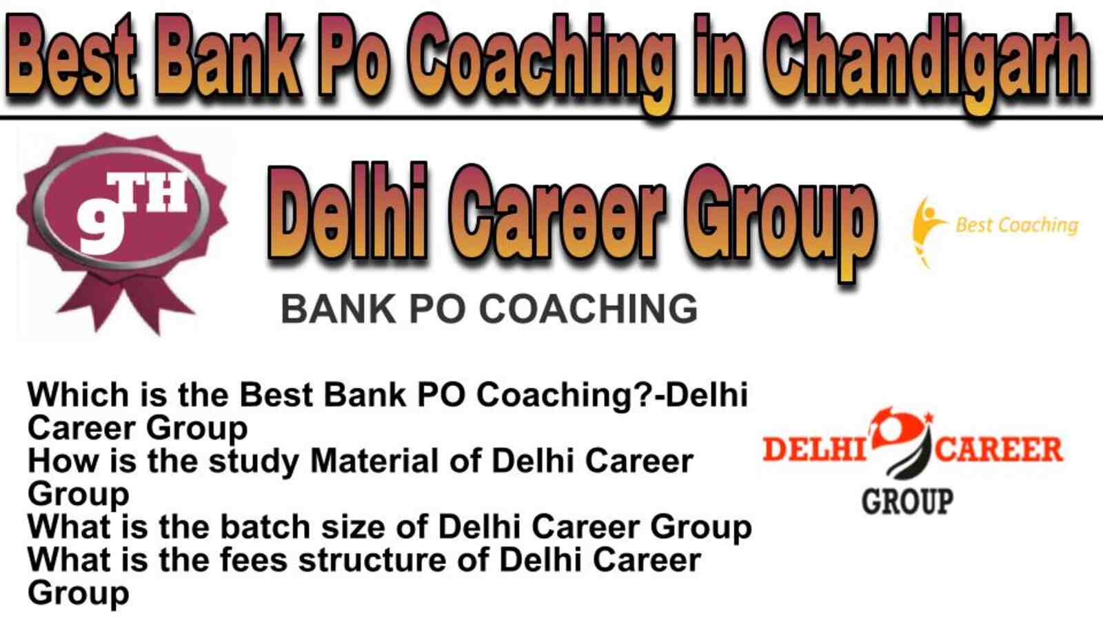 Rank 9 best bank Po Coaching in Chandigarh