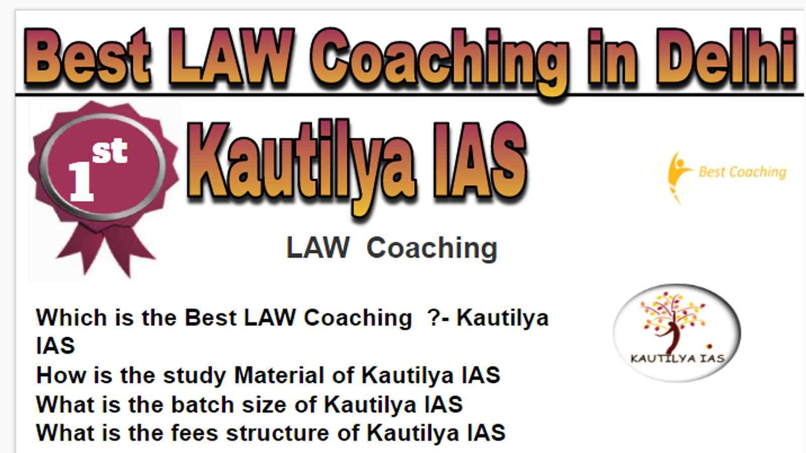 Rank-1 Best law Coaching in Delhi