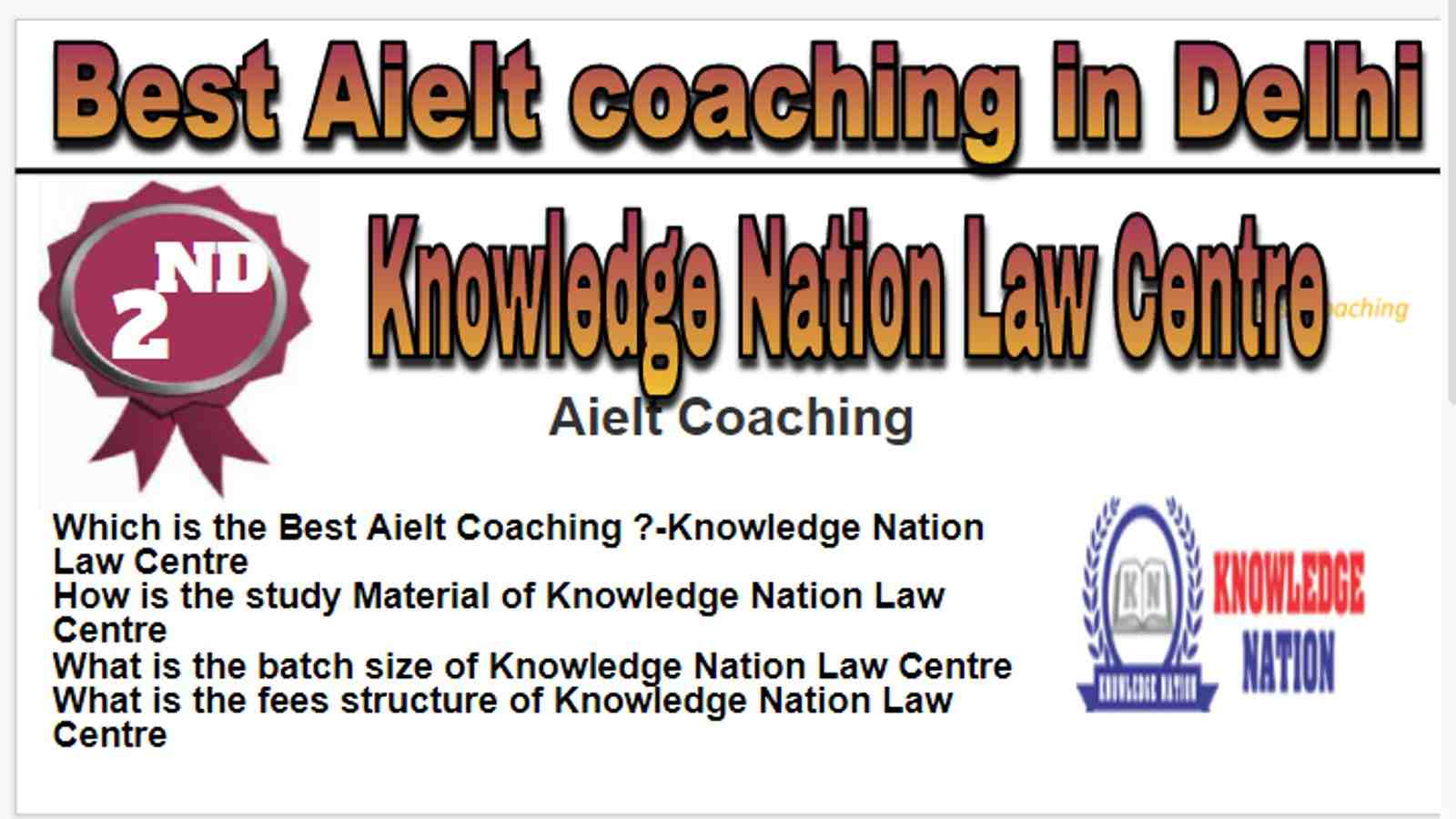 Rank 2 Best Aielt coaching in Delhi
