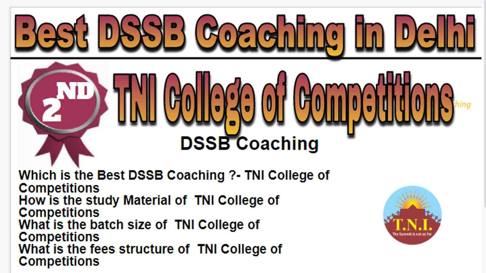 Rank-2 Best dsssb Coaching in Delhi