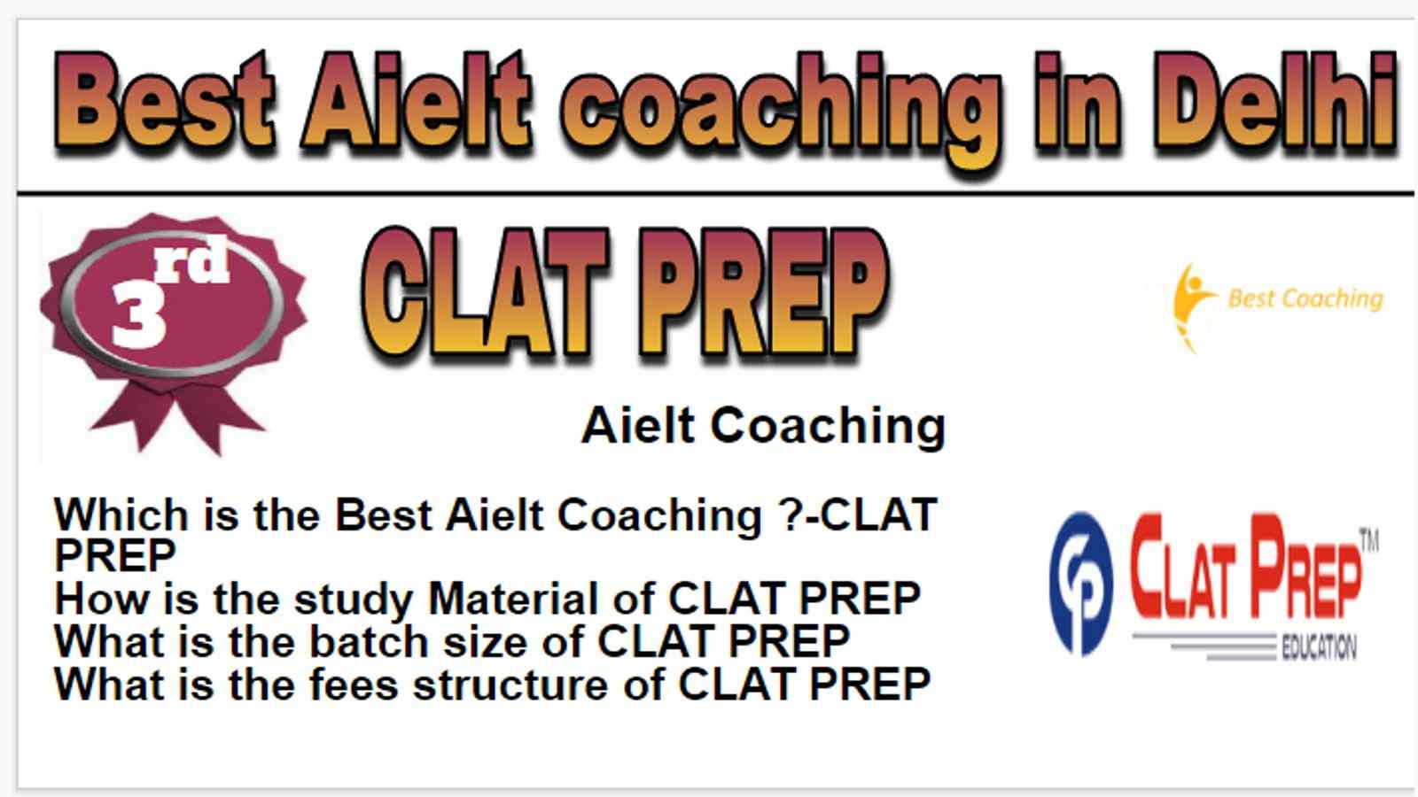 Rank 3 Best Aielt coaching in Delhi