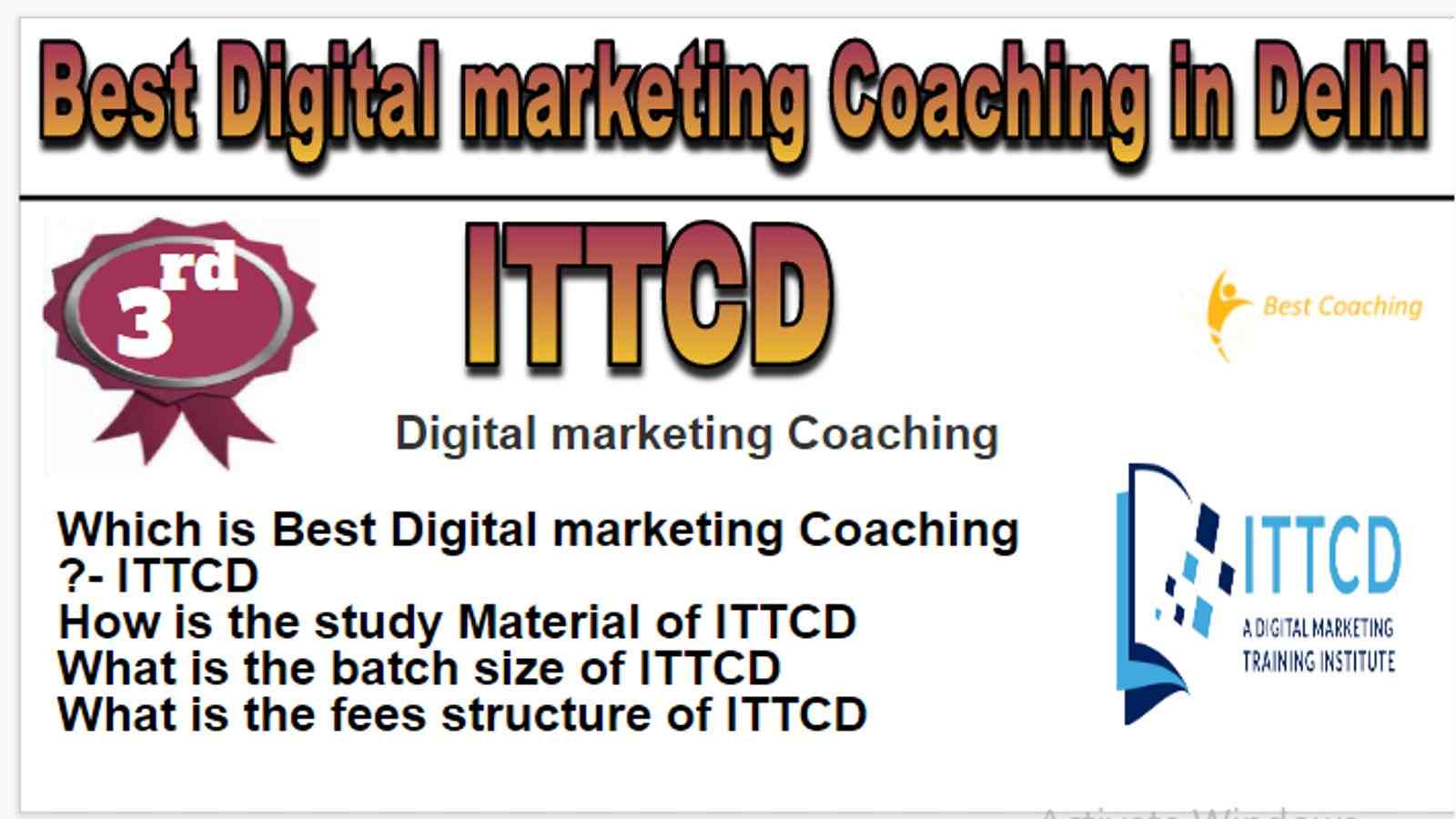 Ran 3 Best Digital marketing Coaching in Delhi