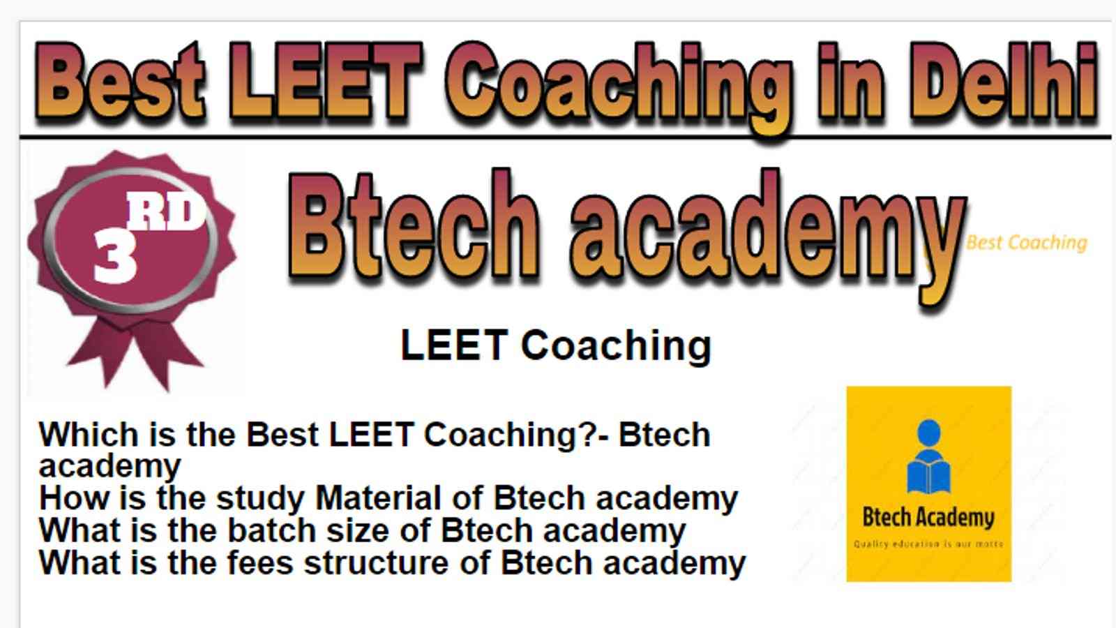 Rank 2 Best leet Coaching in Delhi
