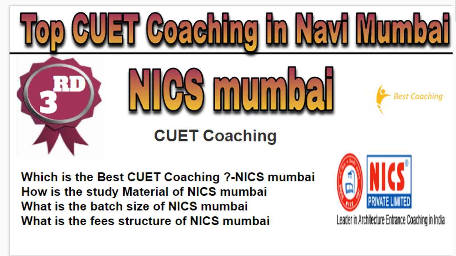 Rank 3 Best cuet coaching in mumbai