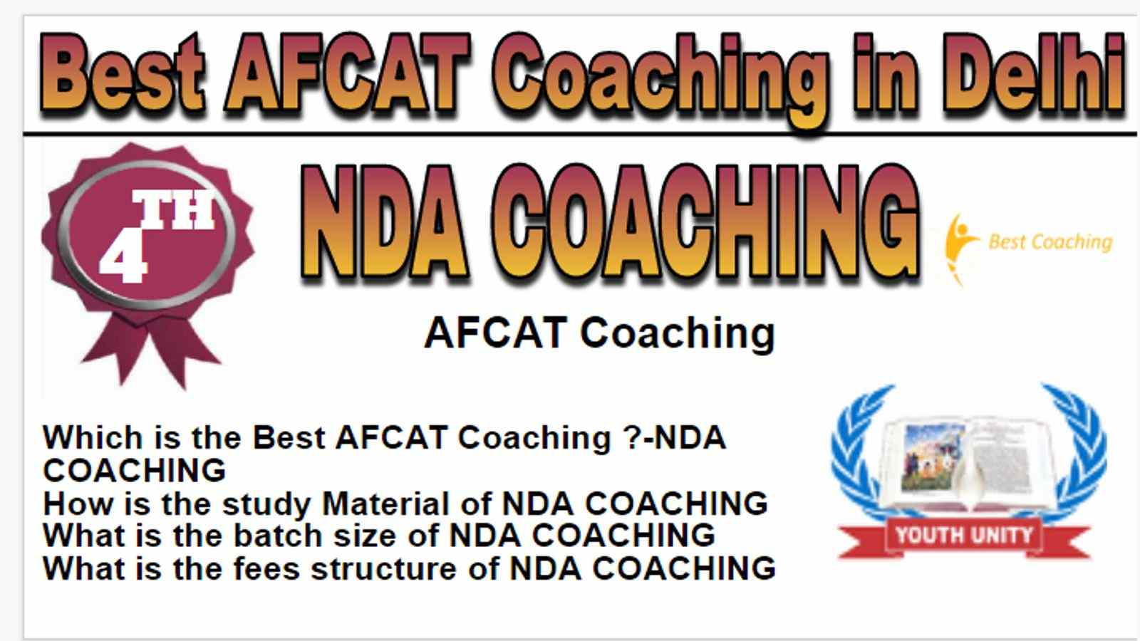 Rank 4 Best AFCAT Coaching in Delhi