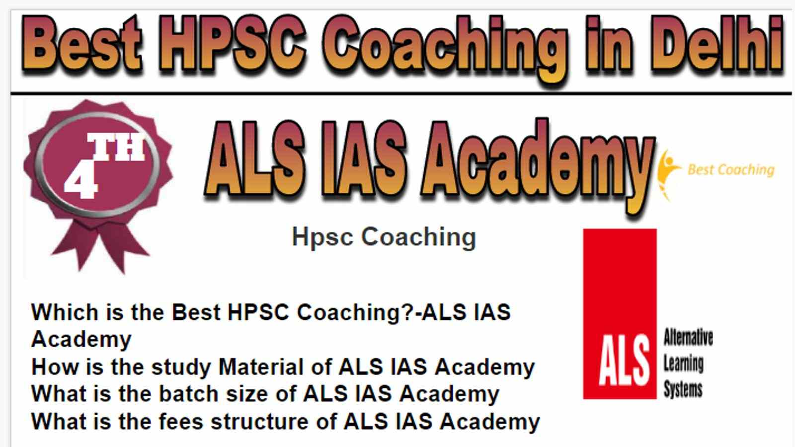 Rank 4 Best Hpsc Coaching in Delhi