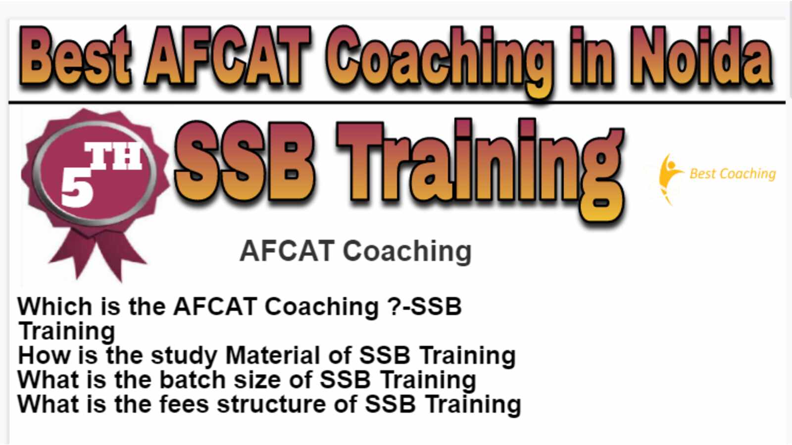 Rank 5 Best AFCAT Coaching in Noida