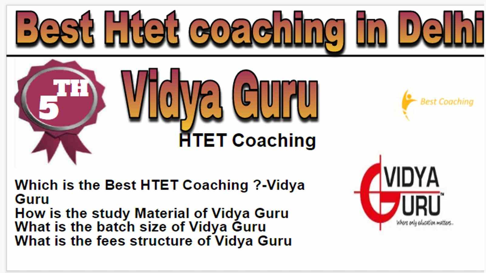 Rank 5 Best Htet coaching in Delhi