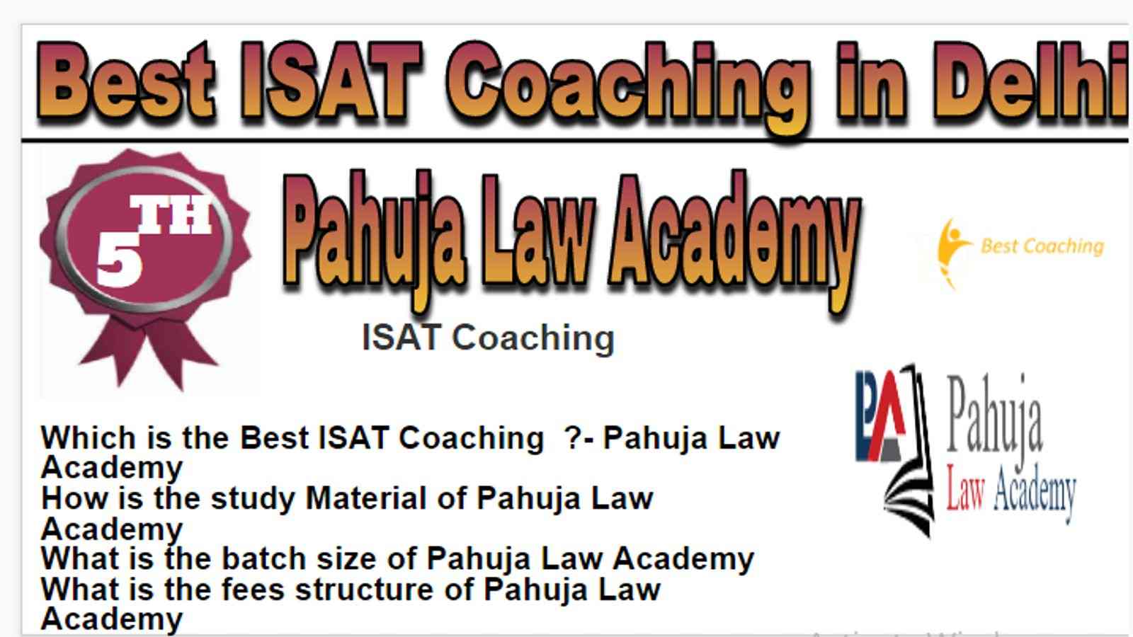 Rank 5 Best lsat Coaching in Delhi