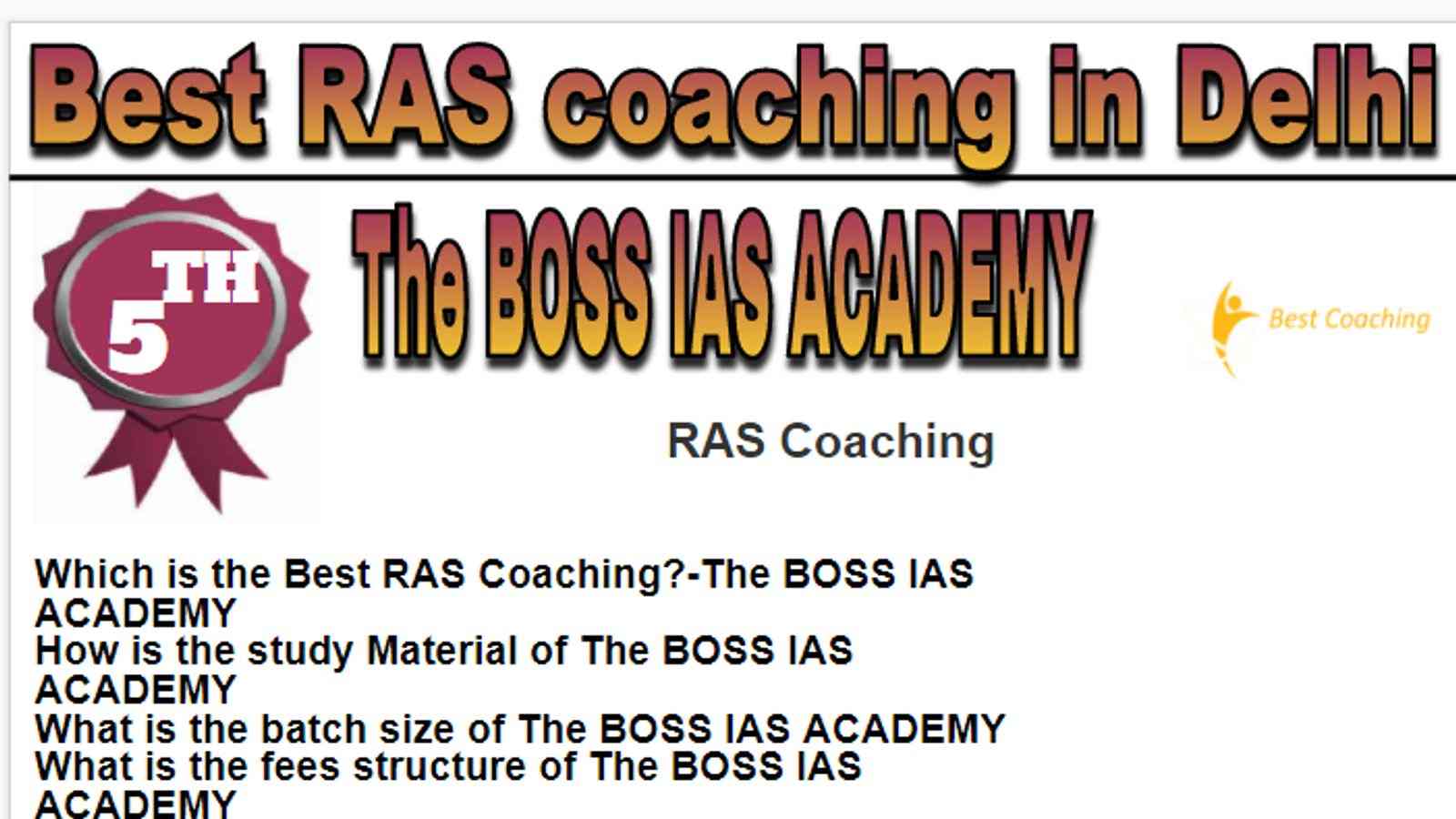Rank-5 Best RAS Exam Coaching in Delhi